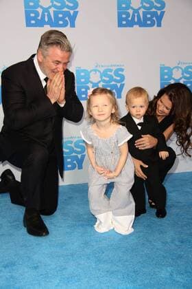 March 20, 2017 - New York, New York, U.S. - ALEC BALDWIN, HILARIA BADWIN, CARMEN GABRIELA BALDWIN, RAFAEL THOMAS BALDWIN attend the Boss Baby Premiere.AMC Loew s Lincoln Square,NYC.March 20, 2017.Photos by , Photos Inc.2017 New York U.S. - ZUMAms4_ 20170320_zaf_ms4_015 Copyright: xSoniaxMoskowitzx