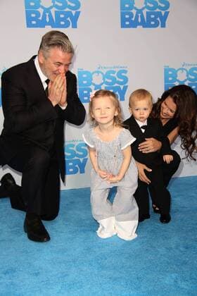March 20, 2017 - New York, New York, U.S. - ALEC BALDWIN, HILARIA BADWIN, CARMEN GABRIELA BALDWIN, RAFAEL THOMAS BALDWIN attend the Boss Baby Premiere.AMC Loew s Lincoln Square,NYC.March 20, 2017.Photos by , Photos Inc.2017 New York U.S. - ZUMAms4_ 20170320_zaf_ms4_031 Copyright: xSoniaxMoskowitzx