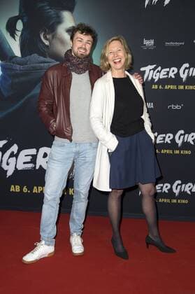 Leopold Zieser mit Mutter Petra Zieser bei der Premiere des Kinofilms Tiger Girl im Zoo-Palast. Berlin, 20.03.2017 Foto:xF.xKernx xFuturexImage