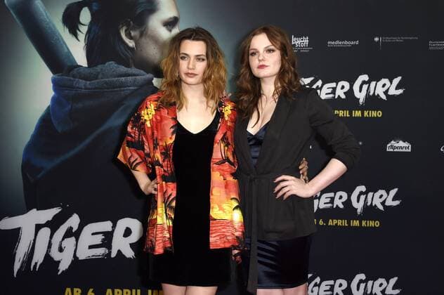 Ella Rumpf und Maria Dragus bei der Premiere des Kinofilms Tiger Girl im Zoo-Palast. Berlin, 20.03.2017 Foto:xF.xKernx xFuturexImage