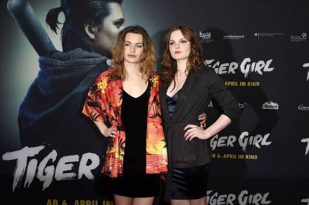 Ella Rumpf und Maria Dragus bei der Premiere des Kinofilms Tiger Girl im Zoo-Palast. Berlin, 20.03.2017 Foto:xF.xKernx xFuturexImage