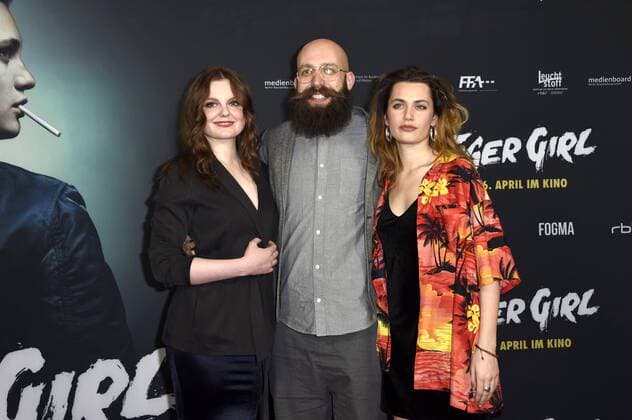 Maria Dragus, Jakob Lass und Ella Rumpf bei der Premiere des Kinofilms Tiger Girl im Zoo-Palast. Berlin, 20.03.2017 Foto:xF.xKernx xFuturexImage