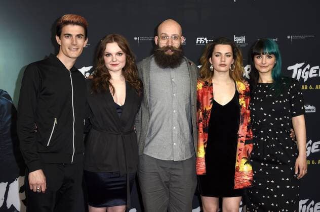 Golo Schultz, Maria Dragus, Jakob Lass, Ella Rumpf und Ines Schiller bei der Premiere des Kinofilms Tiger Girl im Zoo-Palast. Berlin, 20.03.2017 Foto:xF.xKernx xFuturexImage