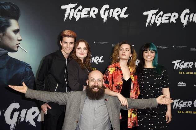Golo Schultz, Maria Dragus, Jakob Lass, Ella Rumpf und Ines Schiller bei der Premiere des Kinofilms Tiger Girl im Zoo-Palast. Berlin, 20.03.2017 Foto:xF.xKernx xFuturexImage