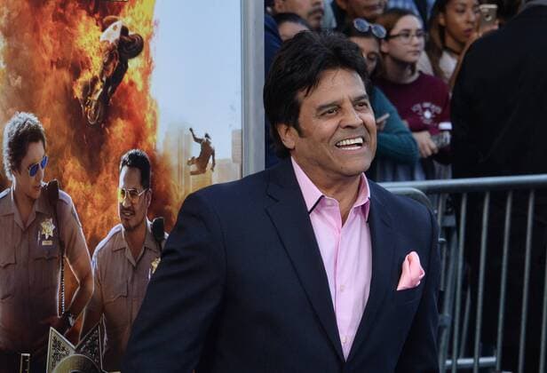 Actor Erik Estrada attends the premiere of the motion picture comedy CHIPS at TCL Chinese Theatre in the Hollywood section of Los Angeles on March 20, 2017. Storyline: A rookie officer is teamed with a hardened pro at the California Highway Patrol, though the newbie soon learns his partner is really an undercover Fed investigating a heist that may involved some crooked cops.  LAP2017032052 JIMxRUYMEN