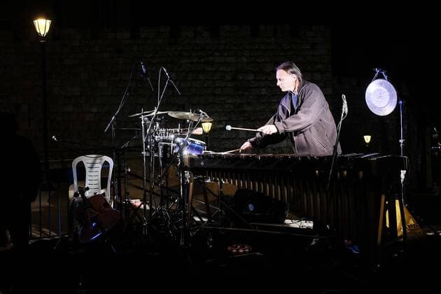 March 21, 2017 - Jerusalem, Israel - The Marimba ensemble performs at the IDF Square as Sounds of the Old City music festival opens in Jerusalem offering a glimpse of diverse music traditions. Jerusalem Israel - ZUMAa126 20170321_zap_a126_011 Copyright: xNirxAlonx