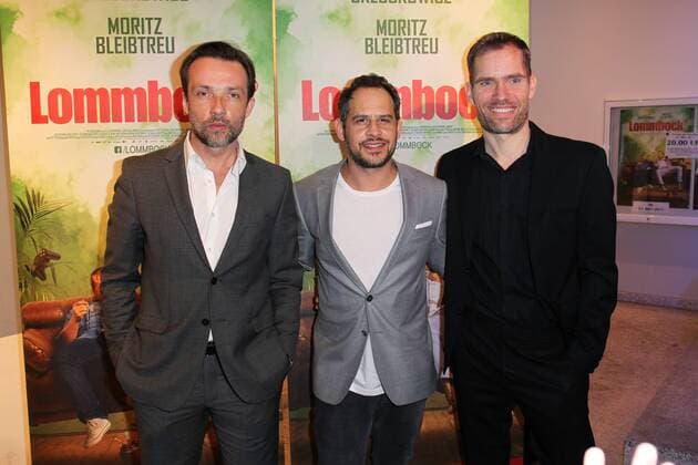Lucas Gregorowicz, Moritz Bleibtreu, Christian Zuebert (Regisseur), Filmpremiere Lommbock im ARRI Kino in Muenchen am 21.03.2017