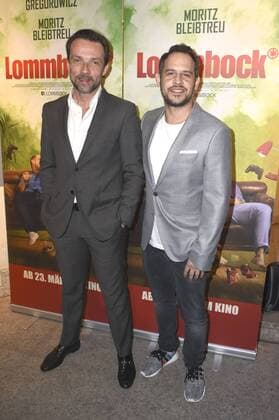 Lucas Gregorowicz und Moritz Bleibtreu beim Preview des Kinofilms Lommbock im Arri-Kino. München, 21.03.2017 Foto:xP.xSchönbergerx xFuturexImage