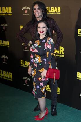 Mario Vaquerizo and Alaska attends the premiere of the film El bar at Callao Cinema in Madrid, Spain. March 22, 2017.  (20170322171)