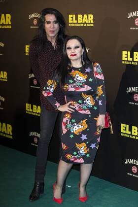 Mario Vaquerizo and Alaska attends the premiere of the film El bar at Callao Cinema in Madrid, Spain. March 22, 2017.  (20170322172)