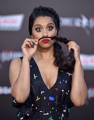 Lilly Singh attends the Power Rangers premiere at the Westwood Village Theatre in Los Angeles on March 22, 2017.  LAP20170322834 CHRISTINExCHEW