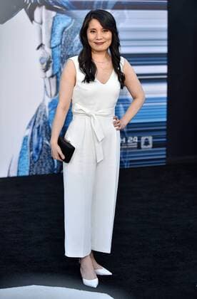 Fiona Fu attends the Power Rangers premiere at the Westwood Village Theatre in Los Angeles on March 22, 2017.  LAP20170322831 CHRISTINExCHEW