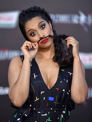Lilly Singh attends the Power Rangers premiere at the Westwood Village Theatre in Los Angeles on March 22, 2017.  LAP20170322835 CHRISTINExCHEW