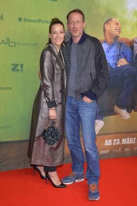 Alexandra Neldel, Wotan Wilke Moering Ankunft zur Kinotour, roter Teppich Premiere LOMMBOCK im Cinestar Sony Center rin Berlin, am 23.03.2017