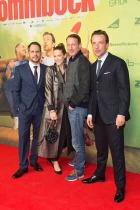 Moritz Bleibtreu, Alexandra Neldel, Wotan Wilke Moehring und Lucas Gregorowicz - Berlin Premiere des Kinofilms LOMMBOCK in Berlin am 23.03.2017. Berlin Premiere LOMMBOCK