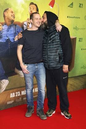 Barnaby Metschurat und Kida Ramadan bei der Premiere des Kinofilms Lommbock im Cinestar im Sony Center. Berlin, 23.03.2017 Foto:xA.xBuggex xFuturexImage