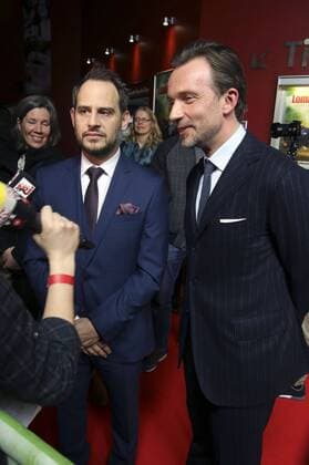 Moritz Bleibtreu und Lucas Gregorowicz bei der Premiere des Kinofilms Lommbock im Cinestar im Sony Center. Berlin, 23.03.2017 Foto:xA.xBuggex xFuturexImage