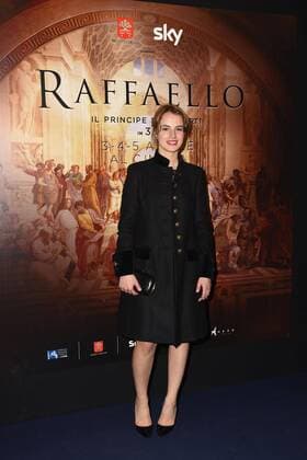 Premiere zur Film-Doku Raffaello il Principe delle Arti in Rom Foto IPP Gioia Botteghi roma 23 03 2017 presentazione del film - documentario Raffaello il Principe delle Arti - in 3D nella foto Angela Curri  0