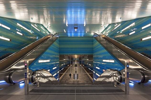 U-Bahnhof Überseequartier, Hamburg, Deutschland, Europa Copyright: imageBROKER/HelmutxMeyerxzurxCapellen iblmzc04505220.jpg