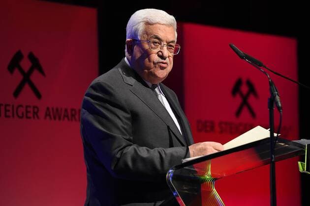 12. Steiger Award am 25.03.2017 in der Zeche Hansemann in Dortmund Präsident Dr. Mahmoud Abbas xRx