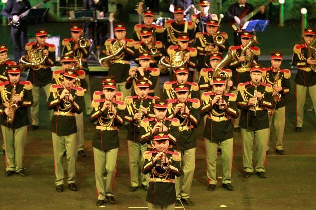 Militärmusikparade Erfurt 26.03.17 , Erfurt, Messehalle, Musikparade Militärmusikparade