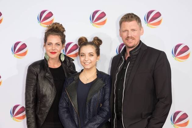 Felicitas Woll, Aleen Jana Koetter und Martin Gruber - SAT.1 Premiere Nackt. Das Netz vergisst nie in die Astor Film Lounge in Berlin am 27.03.2017. SAT.1 Premiere NACKT. Das Netz vergisst nie