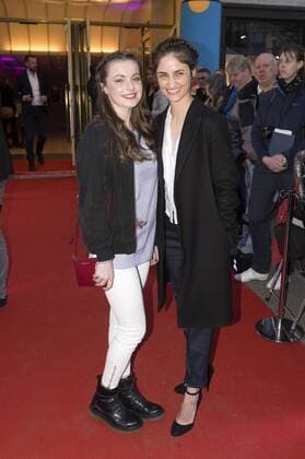 Julia Niegel und Yasmina Al Zihairi bei der Premiere des SAT.1 TV-Films Nackt. Das Netz vergisst nie in der Astor Film Lounge. Berlin, 27.03.2017 Foto:xK.xWernerx xFuturexImage