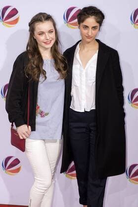 Julia Niegel und Yasmina Al Zihairi bei der Premiere des SAT.1 TV-Films Nackt. Das Netz vergisst nie in der Astor Film Lounge. Berlin, 27.03.2017 Foto:xK.xWernerx xFuturexImage