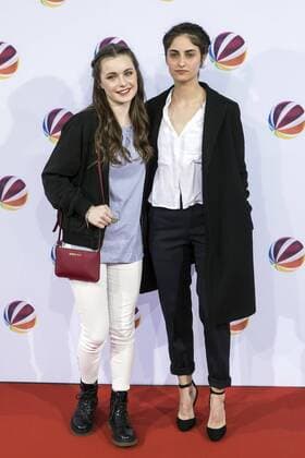 Julia Niegel und Yasmina Al Zihairi bei der Premiere des SAT.1 TV-Films Nackt. Das Netz vergisst nie in der Astor Film Lounge. Berlin, 27.03.2017 Foto:xB.xKriemannx xFuturexImage