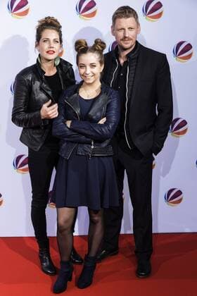 Felicitas Woll, Aleen Jana Kötter und Martin Gruber bei der Premiere des SAT.1 TV-Films Nackt. Das Netz vergisst nie in der Astor Film Lounge. Berlin, 27.03.2017 Foto:xB.xKriemannx xFuturexImage