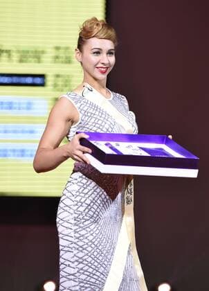 March 28, 2017 - Guangzhou, Guangzhou, China - Guangzhou, CHINA-March 28 2017: (EDITORIAL USE ONLY. CHINA OUT)..The press conference of International Super Model Contest 2017 is held in Guangzhou, south China s Guangdong Province, March 28th, 2017. Guangzhou China  - ZUMAs145 20170328_zaa_s145_190 Copyright: xOuxJinweix