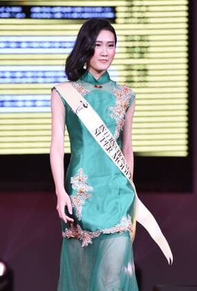 March 28, 2017 - Guangzhou, Guangzhou, China - Guangzhou, CHINA-March 28 2017: (EDITORIAL USE ONLY. CHINA OUT)..The press conference of International Super Model Contest 2017 is held in Guangzhou, south China s Guangdong Province, March 28th, 2017. Guangzhou China  - ZUMAs145 20170328_zaa_s145_193 Copyright: xOuxJinweix