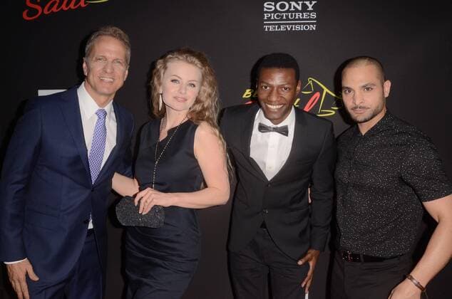 LOS ANGELES - MAR 28: Patrick Fabian, Sarah Minnich, Brandon K. Hampton, Michael Mando at the Better Call Saul Season 3 Premiere at the ArcLight Cinemas on March 28, 2017 in Culver City, CA  Copyright: xHPAx xIPAx xHutchinsxPhotox