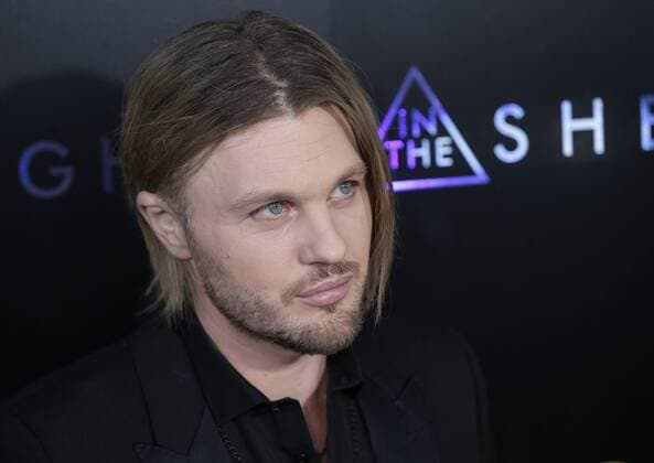 Michael Pitt arrives on the red carpet at the Ghost In The Shell New York premiere at AMC Lincoln Square Theater on March 29, 2017 in New York City.  NYP20170329164 JOHNxANGELILLO