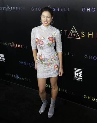 Danusia Samal arrives on the red carpet at the Ghost In The Shell New York premiere at AMC Lincoln Square Theater on March 29, 2017 in New York City.  NYP20170329148 JOHNxANGELILLO