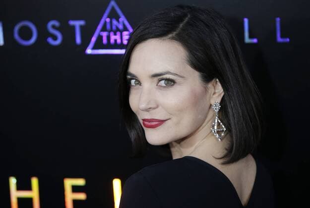 Jules Willcox arrives on the red carpet at the Ghost In The Shell New York premiere at AMC Lincoln Square Theater on March 29, 2017 in New York City.  NYP20170329137 JOHNxANGELILLO