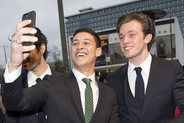 Emilio Sakraya und Jannis Niewöhner bei der 38. Verleihung des Jupiter Award 2017 im Cafe Moskau. Berlin, 29.03.2017 Foto:xF.xKernx xFuturexImage