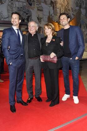 Florian David Fitz, Michael Verhoeven, Senta Berger und Simon Verhoeven bei der 38. Verleihung des Jupiter Award 2017 im Cafe Moskau. Berlin, 29.03.2017 Foto:xF.xKernx xFuturexImage