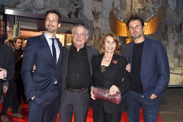 Florian David Fitz, Michael Verhoeven, Senta Berger und Simon Verhoeven bei der 38. Verleihung des Jupiter Award 2017 im Cafe Moskau. Berlin, 29.03.2017 Foto:xF.xKernx xFuturexImage