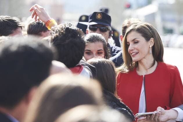 March 30, 2017 - Soria, Castilla Leon, Spain - Queen Letizia of Spain attended the Proclamation of the winner of the 2017 Princess of Girona Foundation Social category at El Hueco Coworking on March 30, 2017 in Soria, Spain Soria Spain  - ZUMAg15_ 20170330_zaf_g15_008 Copyright: xJackxAbuinx