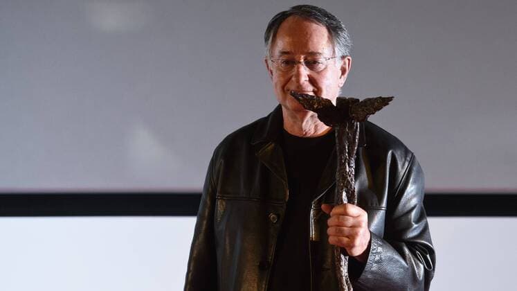 British cinematographer Peter Suschitzky received the Kristian Award for his Contributions to World Cinema at the Prague International Film Festival Febiofest, prior to film The Naked Lunch by David Cronenberg projection, in Prague, Czech Republic, on March 30, 2017. (CTKxPhoto MichalxKamaryt) CTKPhotoP201703300997801  kmt 4