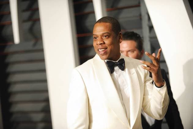 Rapper Shawn Carter aka Jay-Z attends the 2015 Vanity Fair Oscar Party hosted by Graydon Carter at Wallis Annenberg Center for the Performing Arts on February 22nd, 2015 in Beverly Hills, California. USA - 2015 Vanity Fair Oscar Party  Copyright: xJaredxMilgrimx