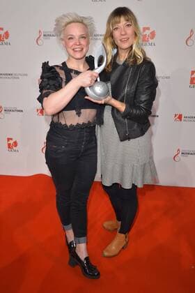 Composition Rock Pop, Wallis Bird, Laudatorin Mieze Katz, buergerlich Maria Mummert Deutscher Musikautorenpreis im Hotel Ritz-Carlton in Berlin, am 30.03.2017
