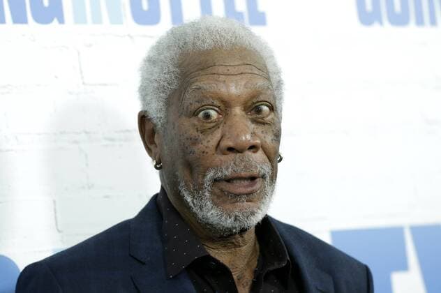 Morgan Freeman arrives on the red carpet at the Going in Style World Premiere at SVA Theatre on March 30, 2017 in New York City.  NYP20170330135 JOHNxANGELILLO