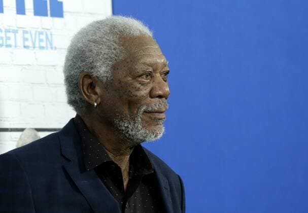 Morgan Freeman arrives on the red carpet at the Going in Style World Premiere at SVA Theatre on March 30, 2017 in New York City.  NYP20170330136 JOHNxANGELILLO
