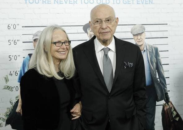 Suzanne Newlander Arkin, and Alan Arkin arrive on the red carpet at the Going in Style World Premiere at SVA Theatre on March 30, 2017 in New York City.  NYP20170330120 JOHNxANGELILLO