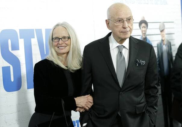 Suzanne Newlander Arkin, and Alan Arkin arrive on the red carpet at the Going in Style World Premiere at SVA Theatre on March 30, 2017 in New York City.  NYP20170330133 JOHNxANGELILLO