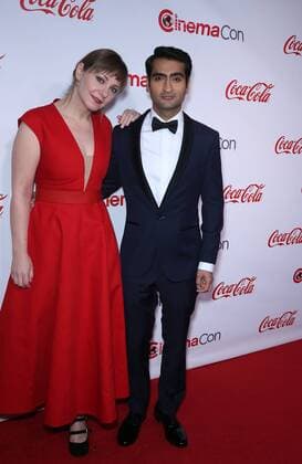 March 30, 2017 - Las Vegas, NV, United States - 30 March 2017 - Las Vegas, NV - Emily Gordon, Kumail Nanjiani. 2017 CinemaCon Big Screen Achievement Awards at Caesar s Palace. Photo Credit: MJT AdMedia Las Vegas United States - ZUMAa123 20170330_zaa_a123_009 Copyright: xMjt Admediax