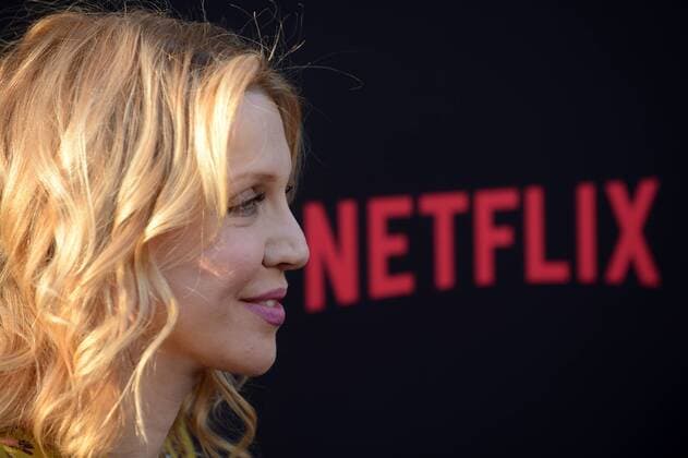Singer and actress Courtney Love attends the premiere of Netflix s 13 Reasons Why on the Paramount Pictures Studios lot in Los Angeles on March 30, 2017. Storyline: Follows teenager Clay Jensen, in his quest to uncover the story behind his classmate and crush, Hannah, and her decision to end her life.  LAP2017033024 JIMxRUYMEN