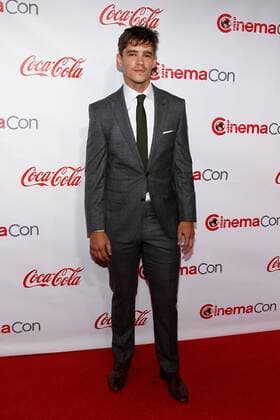 Brenton Thwaites arrives for the CinemaCon 2017 Big Screen Achievement Awards at Caesars Palace, Las Vegas, Nevada on March 30, 2017.  LAV2017033012 JAMESxATOA